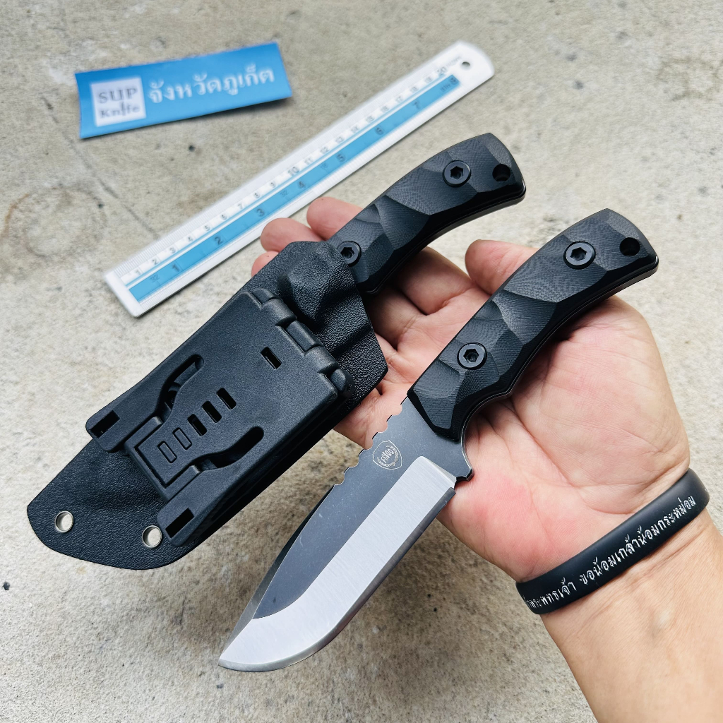 มีด FBIQQ ของแท้1000% มีโลโก้FBIQQอยู่ในโล่ห์(ผลิตล่าสุด) รุ่น อินทรีย์ Eagle FBIQQ-001