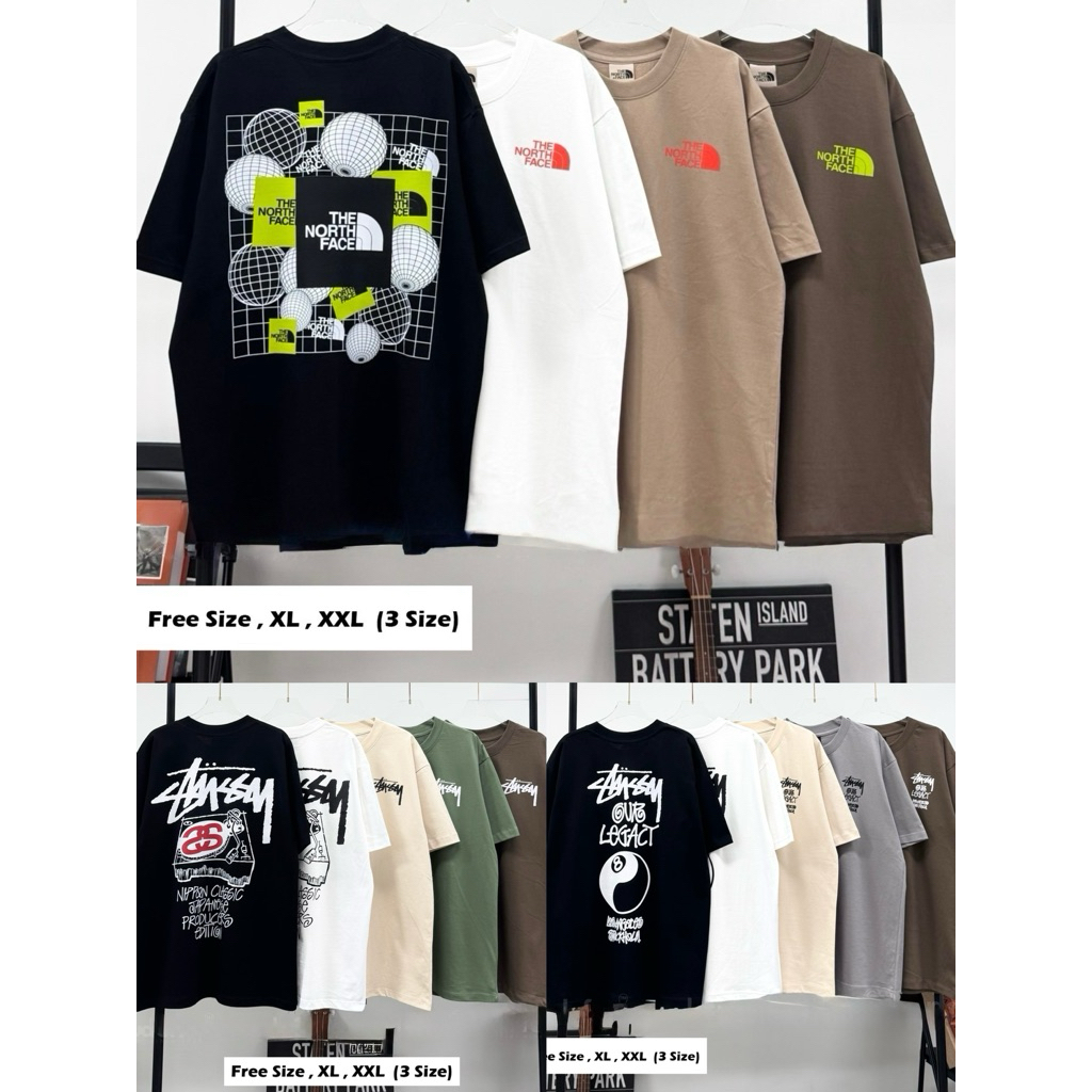•เสื้อยืดOversizeรวมแบรนด์ Size  F XL 2XL