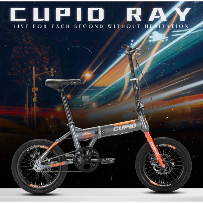 จักรยานพับได้ CUPID RAY ล้อ16นิ้ว ดิสเบรค