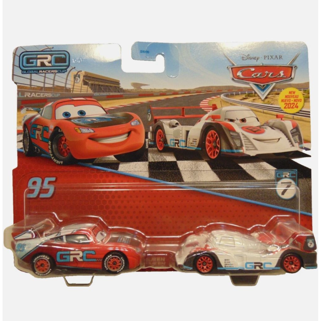Mattel Disney Pixar cars, โมเดลรถเหล็กรุ่น Global Racing Cup GRC Lightning McQueen Shu Todoroki