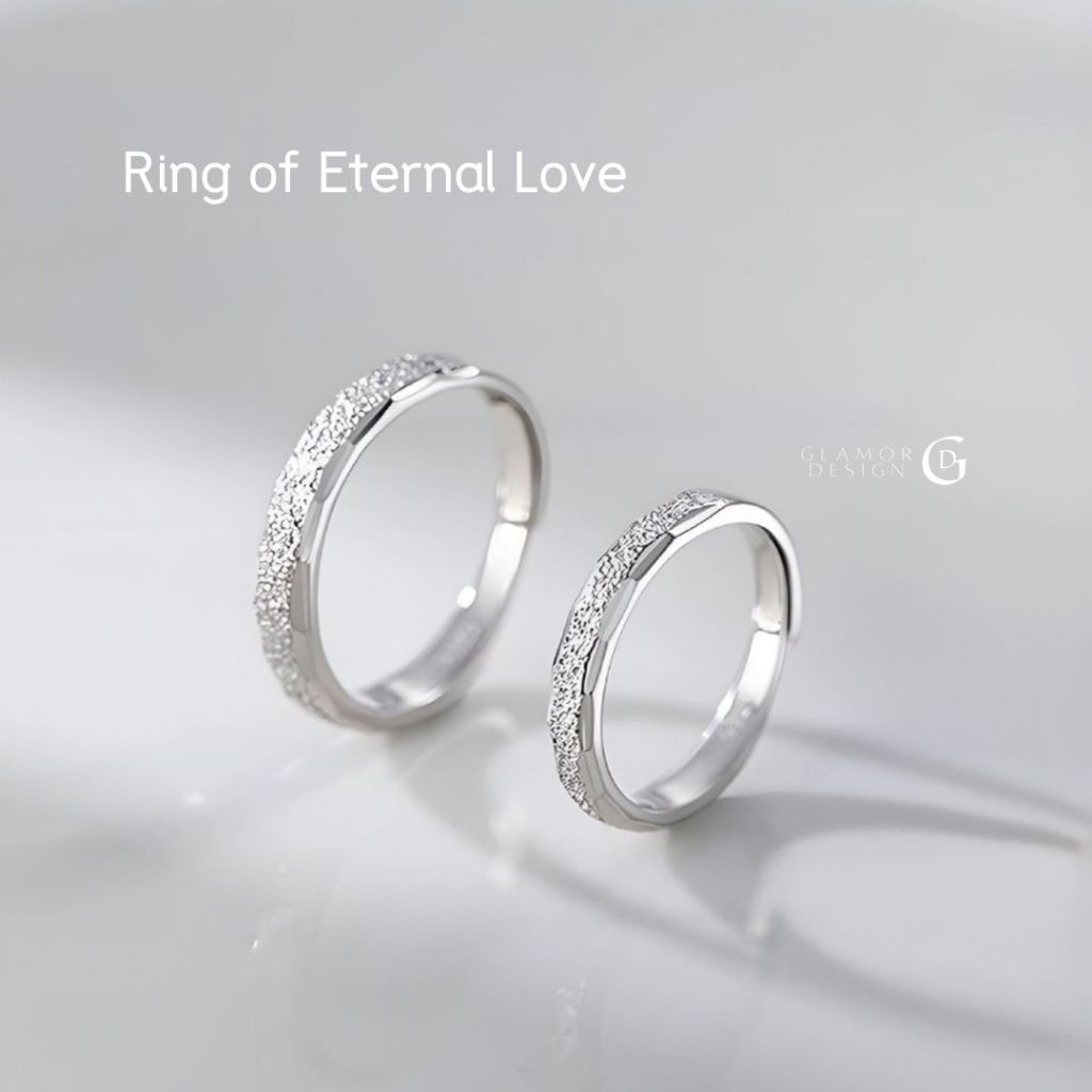 GLAMOR✨แหวน Milky Way Ring แหวนคู่รัก เงินแท้925 ดีไซน์ทางช้างเผือก เรียบหรู ของขวัญวันครบรอบ ราคา ถูกที่สุด ดีลบีเคเค แกลเลอรีภาพที่ 7