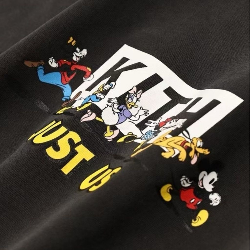 เสื้อยืดแขนสั้น Kith×Disney Just US T-shirt