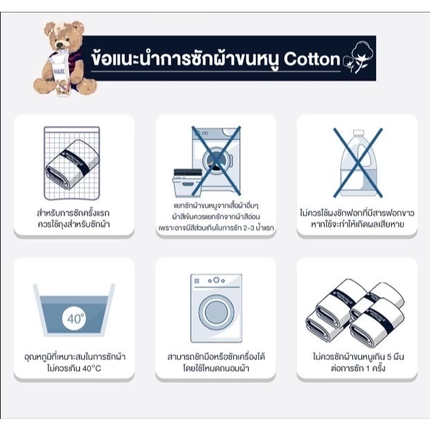 BEVERLY HILLS POLO CLUB NEW COLLECTION!! ผ้าขนหนูหมี รุ่น BHPB019 thumbnail 9