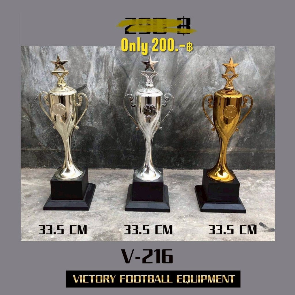 ถ้วยรางวัล V-216 ทอง-เงิน-ทองแดง