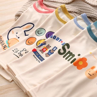 พร้อมส่งจากไทย เสื้อเด็กแขนยาว ผ้าเนื้อดี ราคาถูก รับประกันผ้านุ่ม มีไซส์สำหรับเด็ก 0-6 ขวบ #T20201