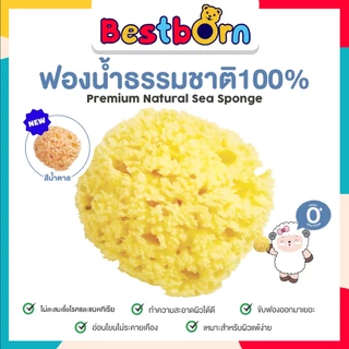 Biggy ฟองน้ำธรรมชาติ 100% นุ่มไม่ระคายเคือง ใช้ได้ทั้งหน้าและร่างกาย เหมาะสำหรับผิวแพ้ง่าย C007