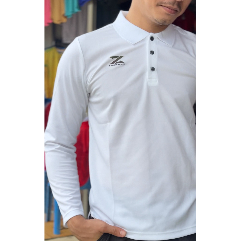 cadenza ใหม่ล่าสุด DCL-19เสื้อโปโลแขนยาวคอปก สำหรับผู้หญิงและผู้ชาย