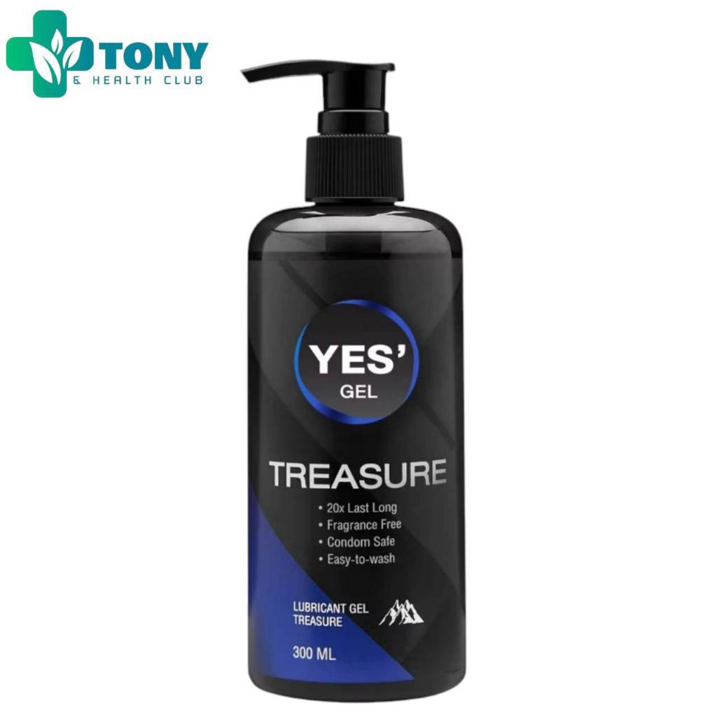 วาย อี เอส เยส เจลหล่อลื่น กลิ่น Treasure 300มล. Yes Gel Treasure Lubricant Gel 300 ml