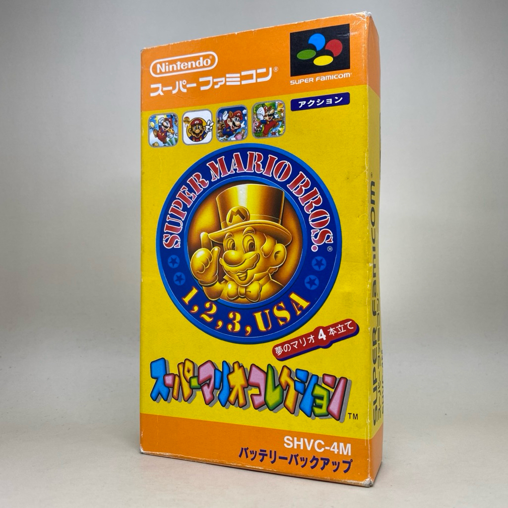 *Super Mario Collection (SFC) w/Box | ตลับเกมส์แท้ครบกล่อง Nintendo Super Famicom Original Japan | S