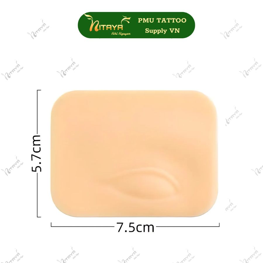 หนังเทียมฝึกสักคิ้ว 3D แบบนูน 1 คู่ (2 แผ่น)  สำหรับฝึก hairstroke shading eyebrow ราคา ถูกที่สุด ดีลบีเคเค แกลเลอรีภาพที่ 3