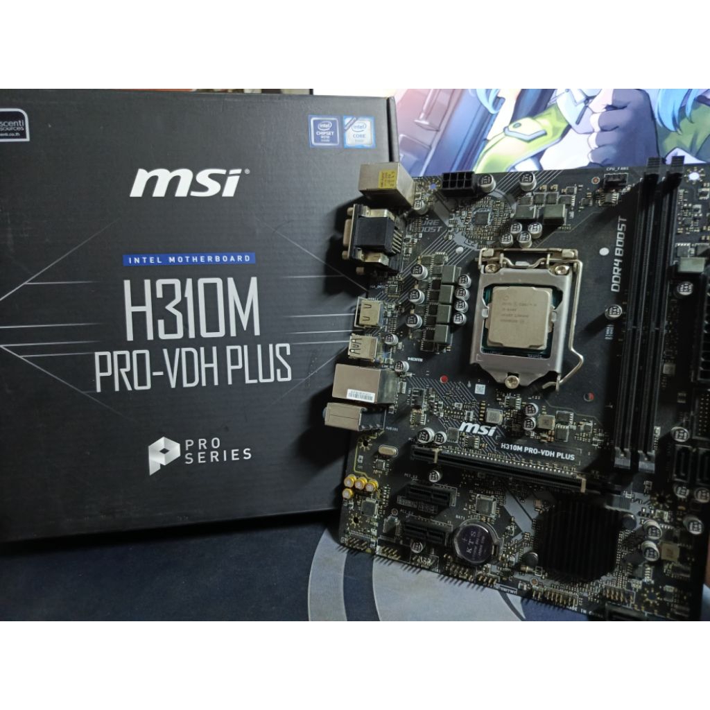 i5-8400 + H310M PRO-VDH PLUS | Mainboard กล่องครบ | *เหลือแค่ MB | ใช้งานได้ปกติ