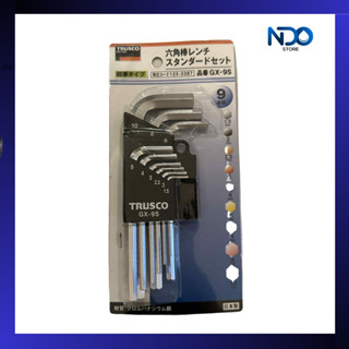 TRUSCO ประแจแอลสั้น 1.5-10 มม.#GX-9S ของเเท้ (ราคาพิเศษ)