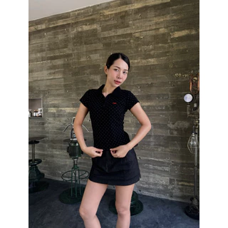 Polka dots Polo โปโลลายจุด