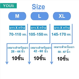 【ใบแรก 1 บาท】ขนาดใหญ่น้ำหนักเบา และระบายอากาศผ้าอ้อมผู้ใหญ่ - S/M/L/XL/XXL (2000ml x 10 ชิ้น)