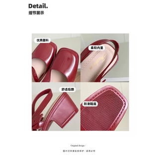 รองเท้าสําหรับหนังแมรี่เจน เรโทร รองเท้าส้นหนา ส้นสูง4CM เท้าอวบอ้วนเพิ่มไซส์ 1-2ไซส์ #627