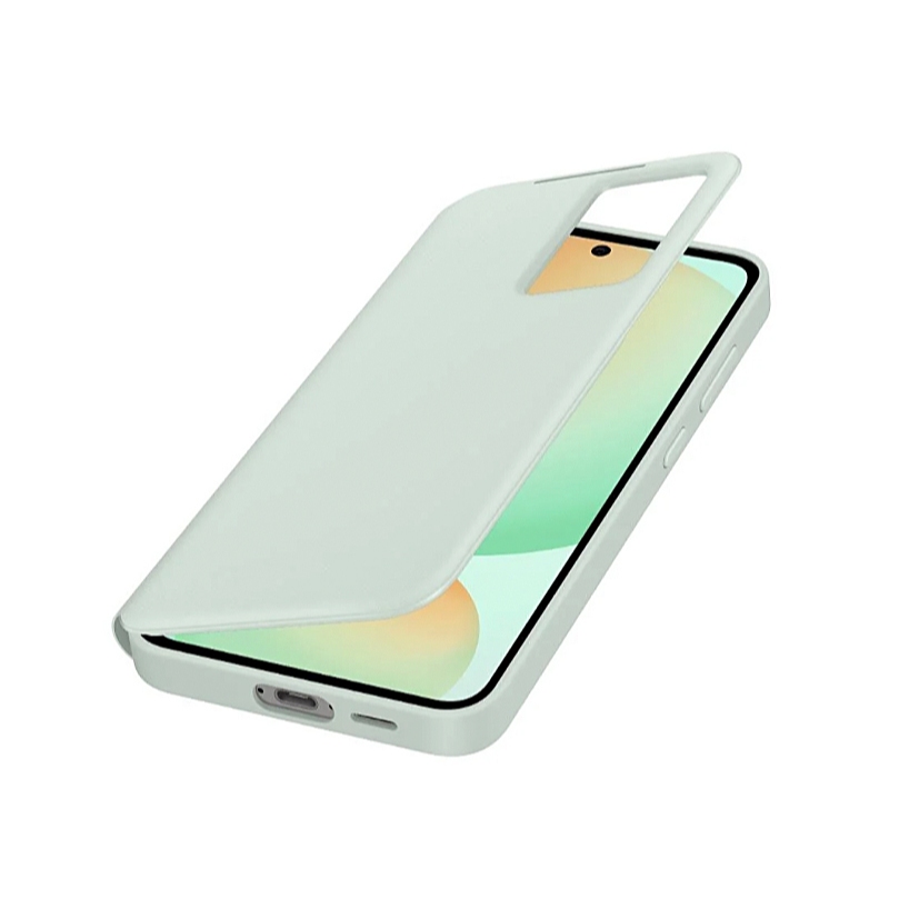 Case สำหรับ  Samsung S24 FE Clear View Cover เคสฝาพับ s24fe ฝาปิด กันกระแทก case s24 Fe cover original flip wallet s24fe ราคา ถูกที่สุด ดีลบีเคเค แกลเลอรีภาพที่ 5