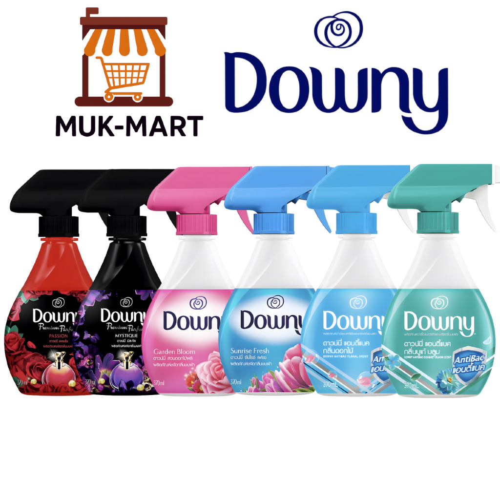 Downy สเปรย์ปรับผ้านุ่ม 200/370 มล – Sunrise Fresh, Garden Bloom, Mystique, Passion,Antibac Bouquet