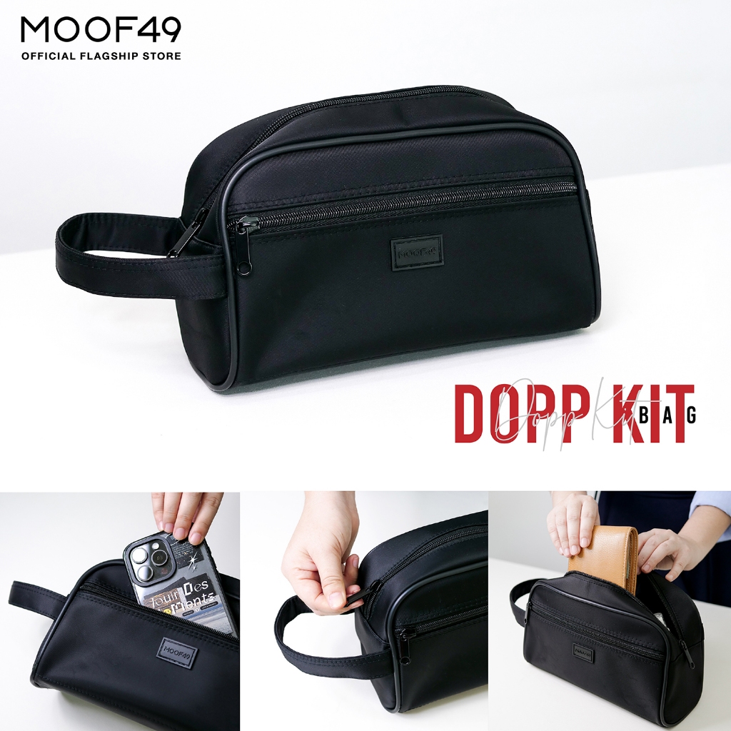 Moof49 Dopp Kit Bag กระเป๋าอเนกประสงค์ สไตล์เท่ คล้องมือได้