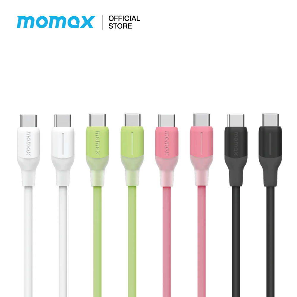 MOMAX สายชาร์จ 1-Link USB-C To C Support 60W Charging + Data Transfer Cable TPE + Silicon 1.2m รองรับการชาร์จสูงสุด 60W