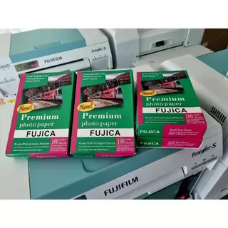 กระดาษโฟโต้ FUJICA 4R 4x6 นิ้ว 100 แผ่น ผิวด้าน หนาพิเศษ245g