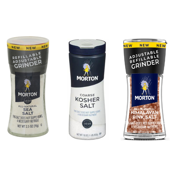 พร้อมส่ง เกลือบริโภค ไม่เสริมไอโอดีน ตรา มอร์ตัน 453 g. Coarse Kosher Salt ( Morton / All Natural Se