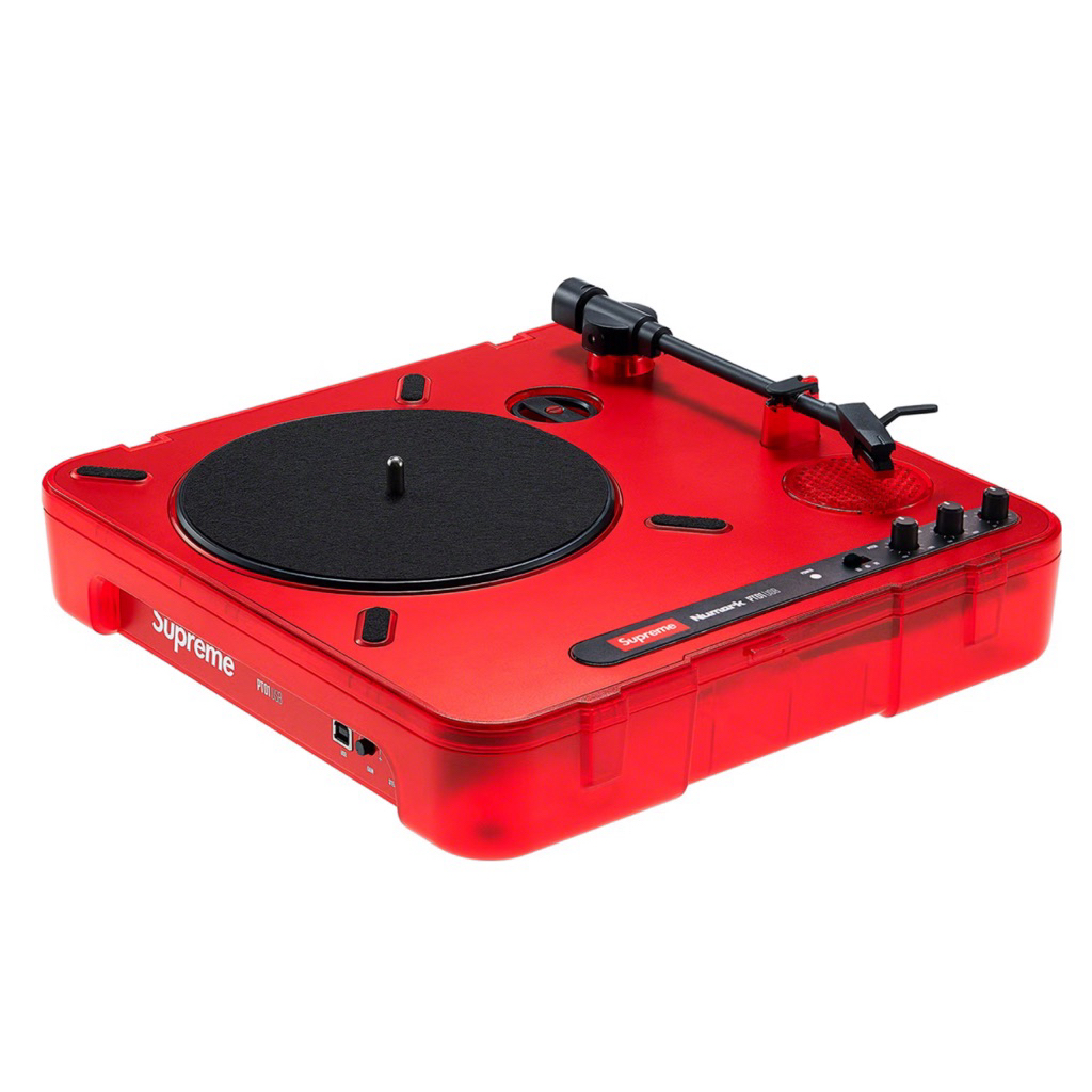 Supreme Numark PT01 Portable Turntable Red