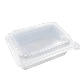 KU Pack รุ่น G133 G134 กล่องอาหาร ฝาพับ 1-2ช่อง 750 ML เข้าเวฟได้ (25ชิ้น/แพ็ค)