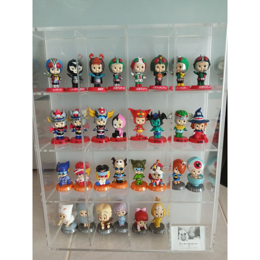 QP คิวพีหัวดุ๊กดิ๊ก โมเดลคิวพีงานสะสมคอสปริง Kamen Rider,Getter Robo,Kitaro,yatterman