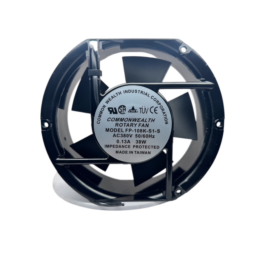 FAN 6 ‘‘  6 นิ้วหัวตัดอย่างดี ไฟ380V  ROTARY FAN MODEL FP-108K-S1-B AC380V 50/ 60Hz 0.13A 38W