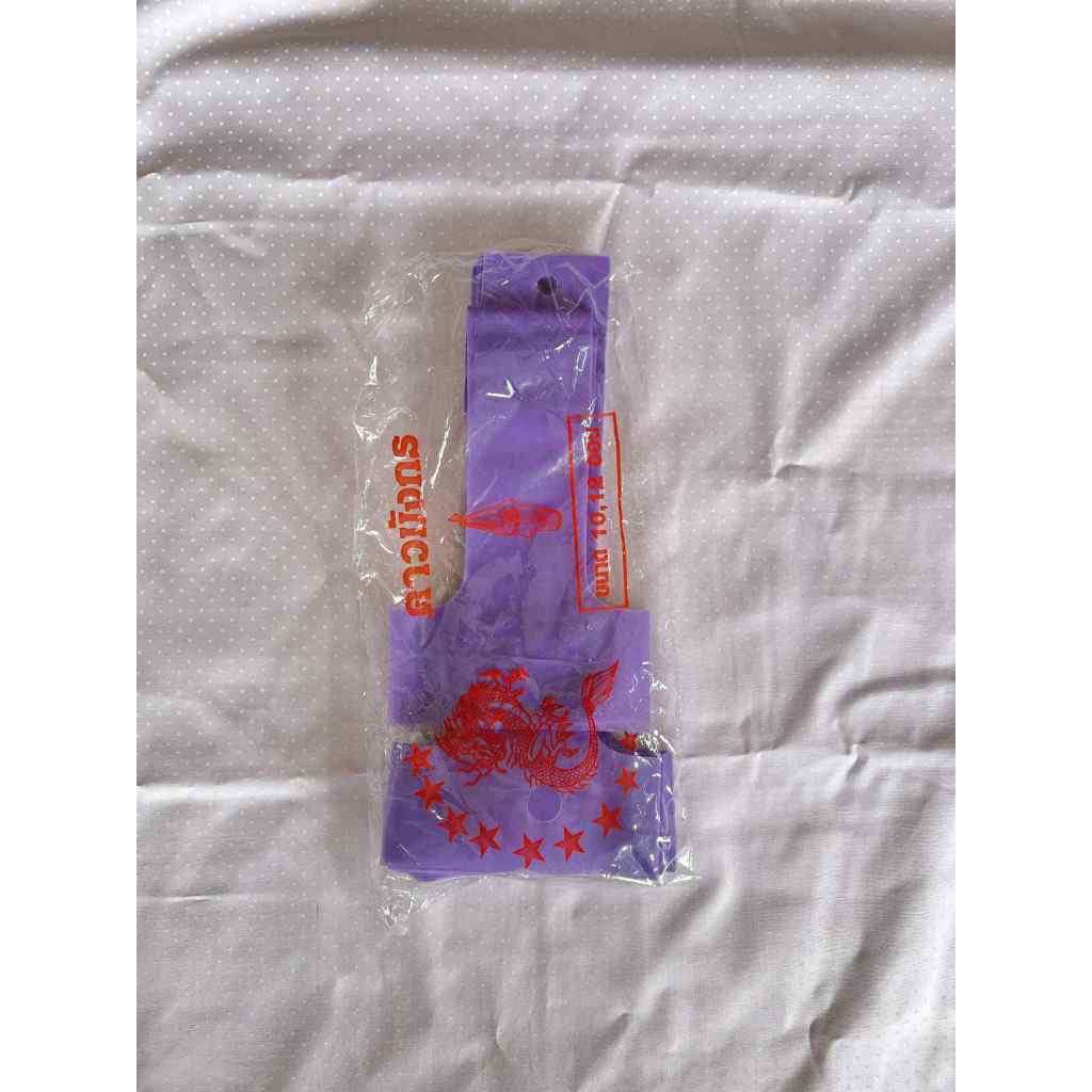 ถุงหิ้วแก้วน้ำสายเดี่ยวใส่แก้ว 10,12 ,14 ออนซ์ คละสีใน (1ห่อ 100 ใบ) - รูปที่ 3