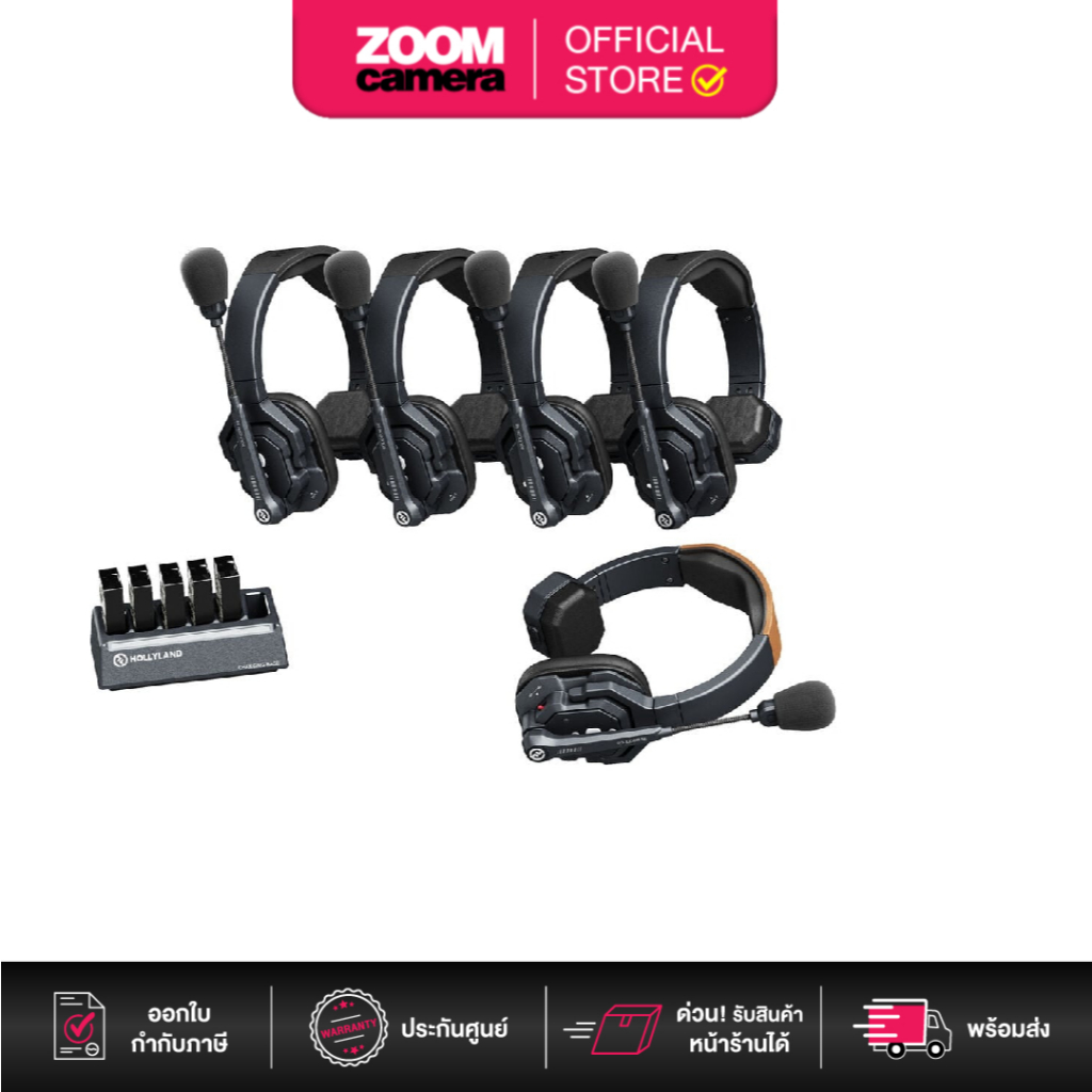Hollyland Solidcom SE Wireless Headset-5S Global Version (ประกันศูนย์)