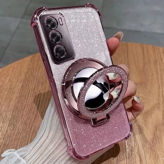 เคสโทรศัพท์ สำหรับรุ่น Vivo Y200 Y19S ไล่โทนสีสวย กันกล้อง หรูหรา กากเพชร 2in1 แหวนกระจก ฟรุ้งฟริ้งง BB1