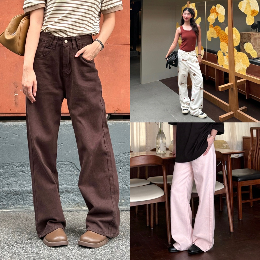 กางเกงยีนส์ CHAMNIII รุ่น Moon Jeans
