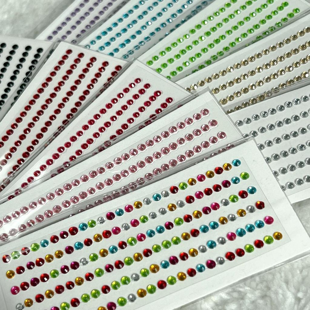 สติกเกอร์เพชร ขนาด 3 มิล* crystal sticker อ่านรายละเอียดก่อนสั่ง