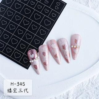 บล๊อคสติ๊กเกอร์ สำหรับเพ้นท์ลาย ออมเบร พ่นลาย แบบต่างๆ งานอาร์ตทำเล็บ