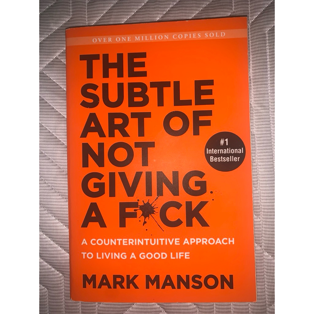 หนังสือ The Subtle Art of Not Giving A F*ck
