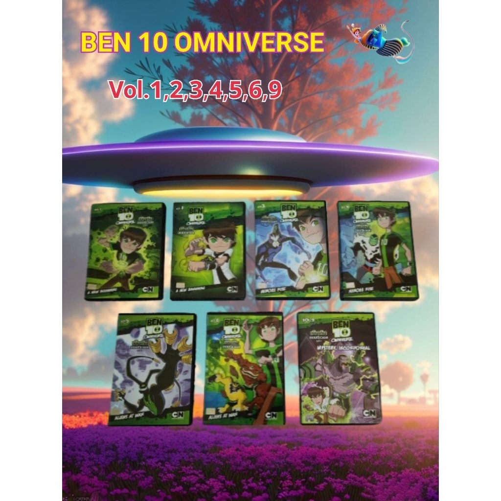 DVD BEN10 OMNIVERSE Vol.1,2,3,4,5,6,9 แผ่นลิขสิทธิ์แท้