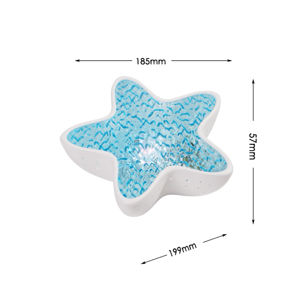 Starfish โคมไฟตั้งโต๊ะ LED ลายคลื่นน้ํา เปลี่ยนสีได้ โรแมนติก แฟชั่น สําหรับตกแต่งบ้าน ไฟกลางคืน - รูปที่ 7