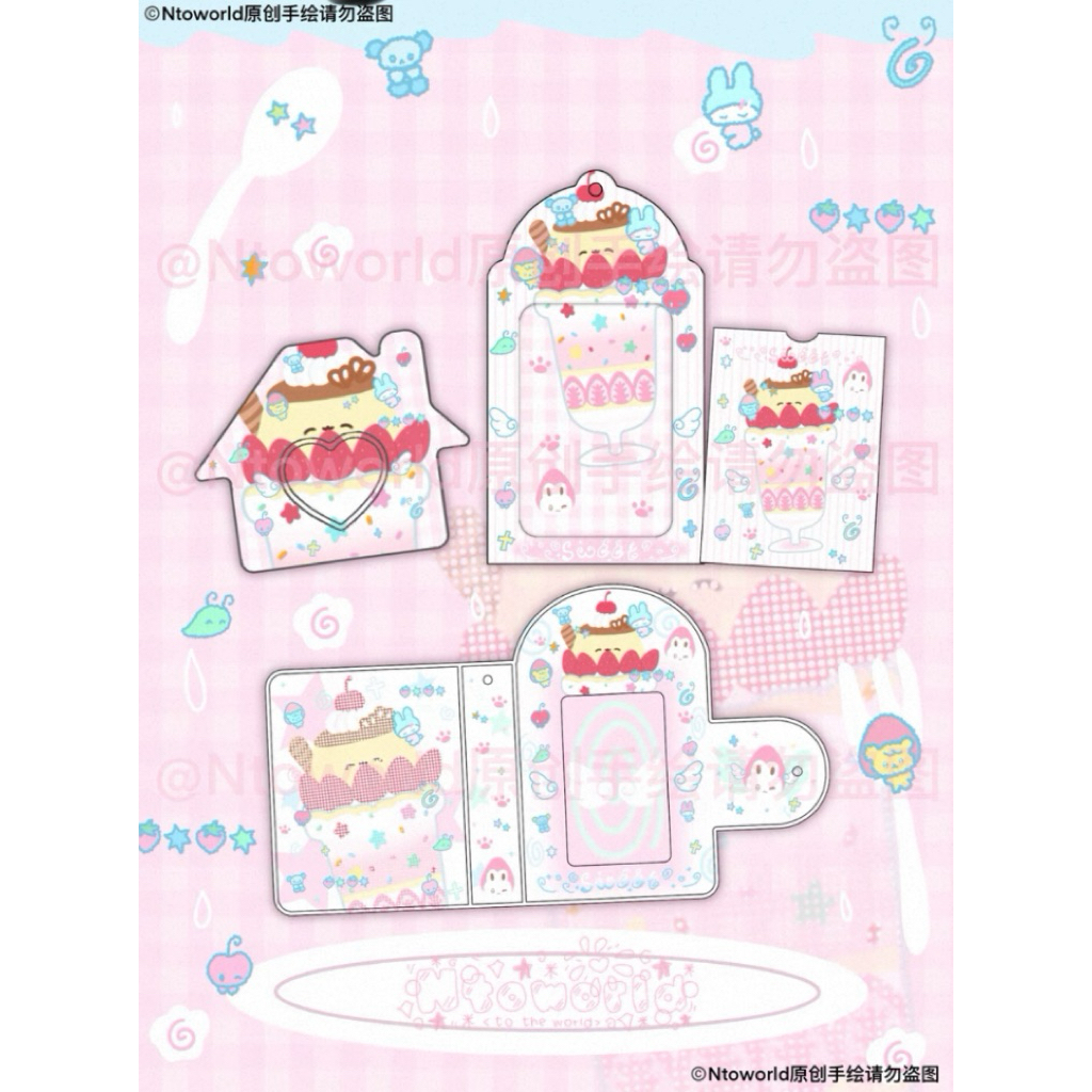[ พร้อมส่ง / pre-order ] 🍒 แฟ้มการ์ด เฟรมการ์ด n to world