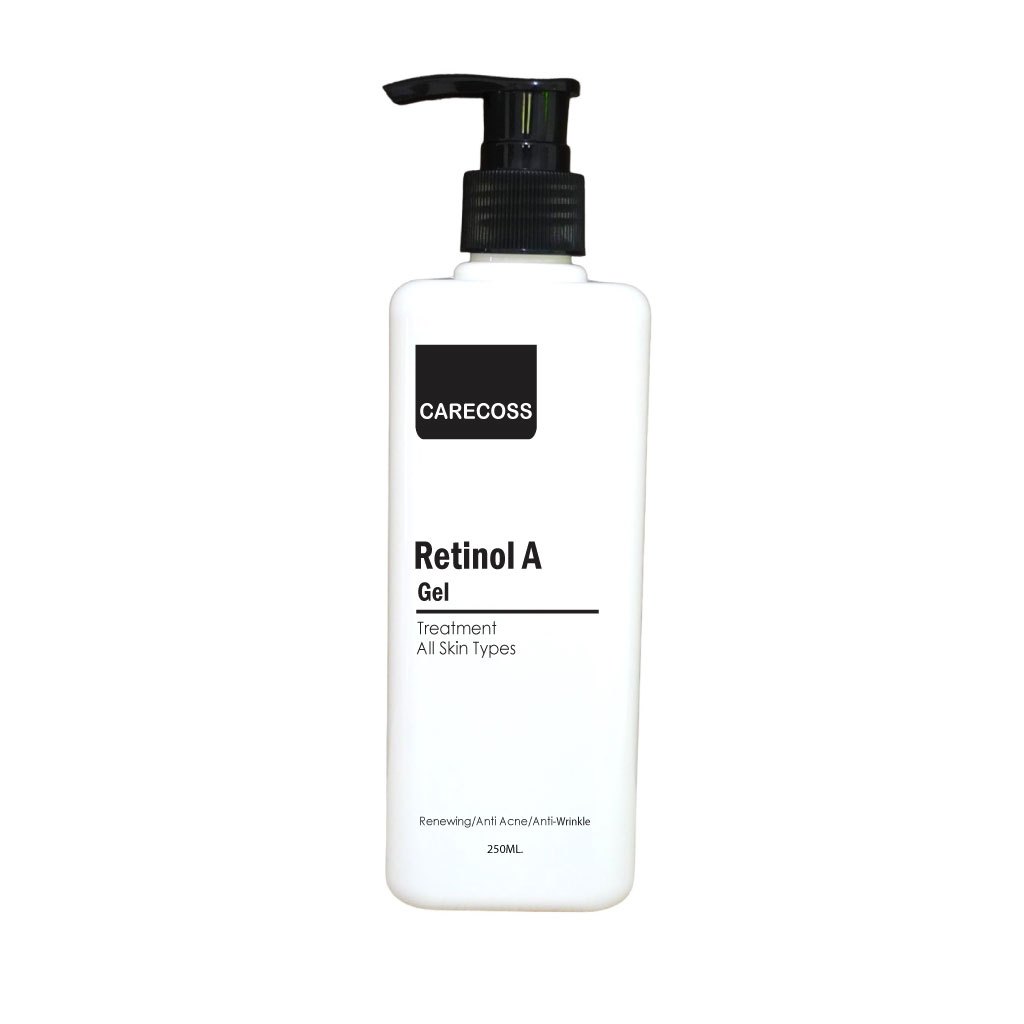 Carecoss เจลนวดหน้า Retinol A ใช้คู่เครื่องผลัก ขนาด 250ml หน้าใส สิวหาย ริ้วรอยจาง