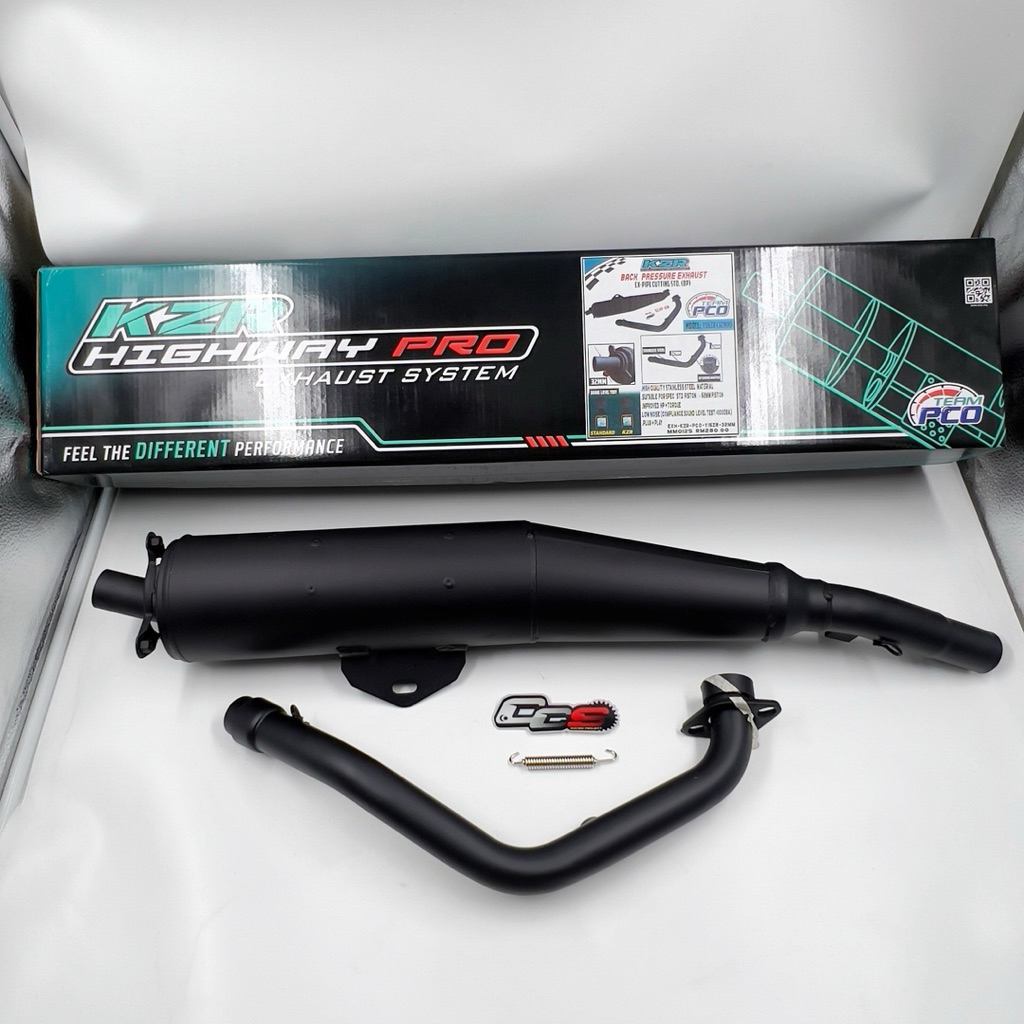 ท่อแต่งทรงเดิม 32MM สำหรับ EXCITER155 VVA แบรนด์ KZR รุ่น Black Prussure