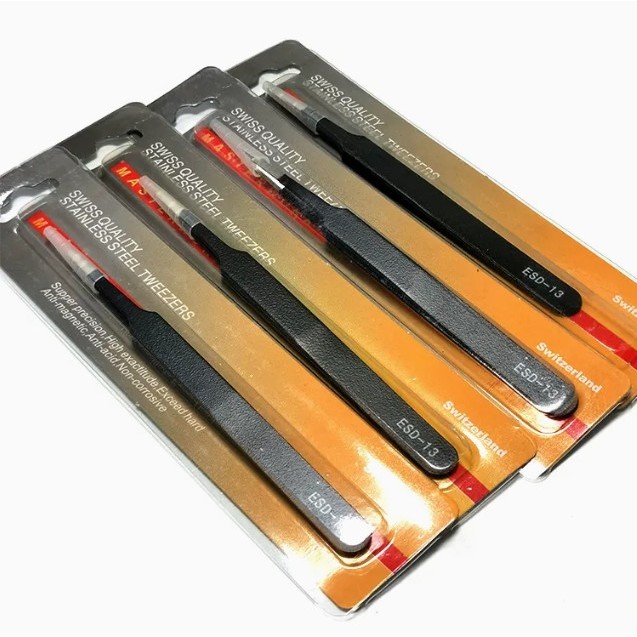 ESD Tweezers แหนบป้องกันไฟฟ้าสถิต ESD-11 ESD-12
