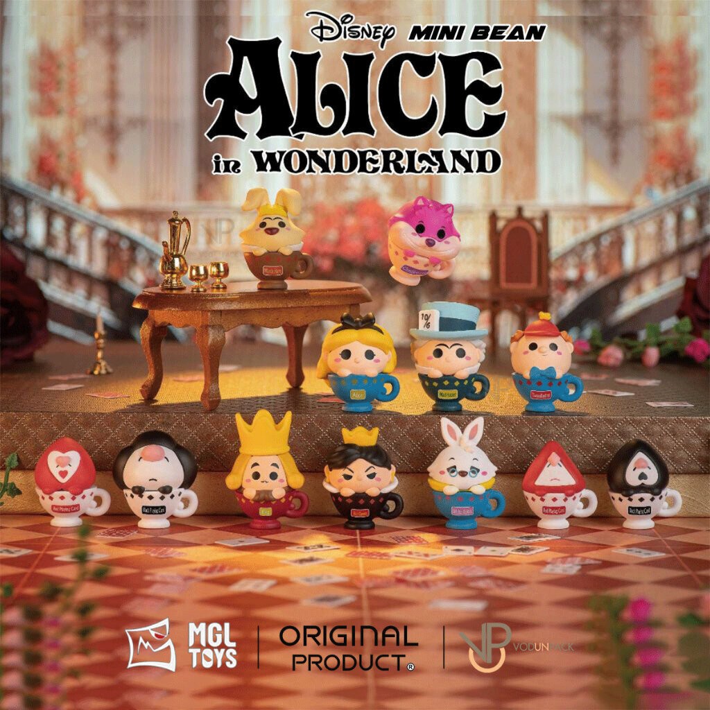 1 กล่องเล็ก Alice in Wonderland Mini figure พร้อมส่งในไทย ของแท้ มีหน้าร้าน