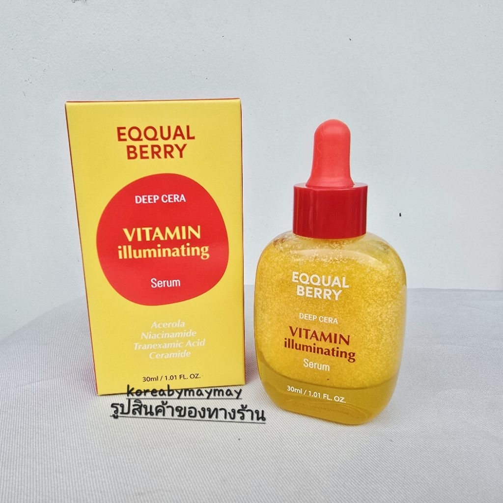 แท้/On Sale Eqqualberry Bakuchiol/Vitamin llluminaring serum 30ml.เซรั่มตัวดัง ราคา ถูกที่สุด ดีลบีเคเค แกลเลอรีภาพที่ 3
