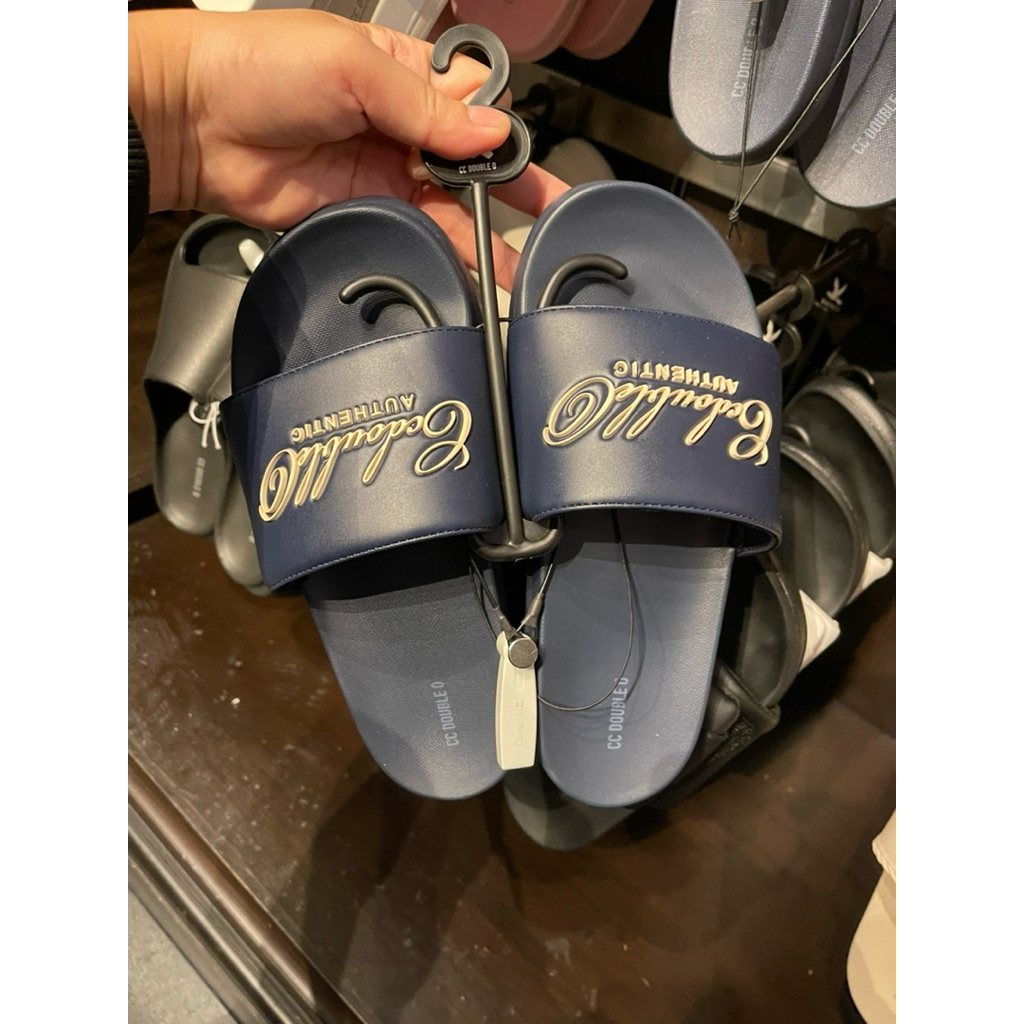 รองเท้าแตะพื้นนิ่มผู้หญิงแบบสวม CC Double O 💯cc-ooแท้100%📌แถมถุงช็อป