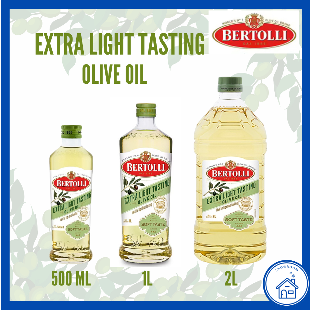 [น้ำมันมะกอก เบอร์ทอลลี่ เอ็กซ์ตร้า ไลท์ เทสติ้ง 500ML - 2L] Bertolli Extra Light สำหรับปรุงอาหาร