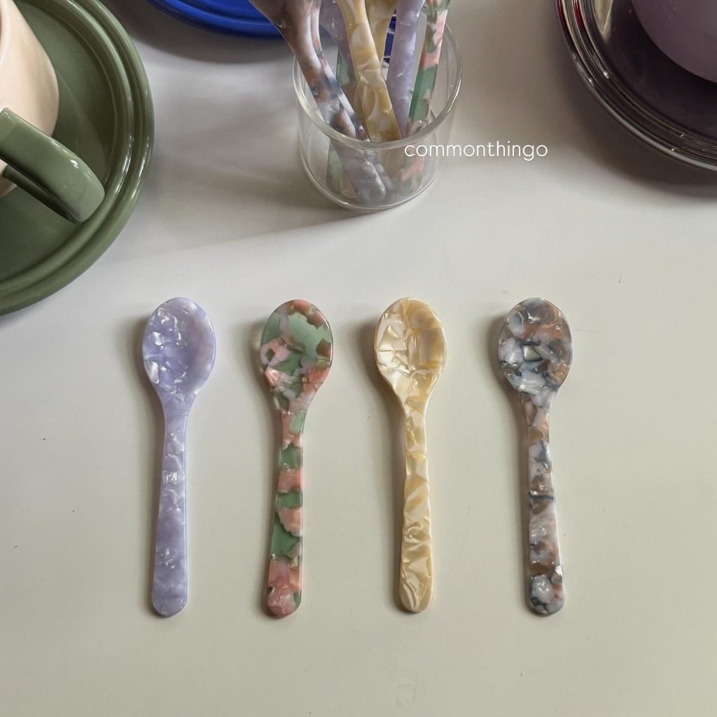ช้อนเค้กวันเกิด และมีดปาดเนย ทาแยม ช้อนและมีดขนาดเล็ก little spoon and butter knife