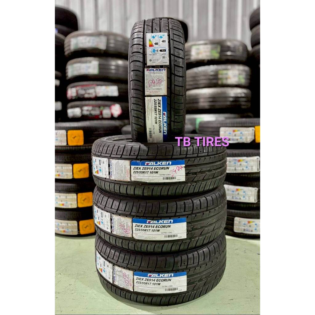 ยางรถยนต์ 225/55R17 ZE914 ECORUN FALKEN (ยางใหม่ค้างปี 2024)