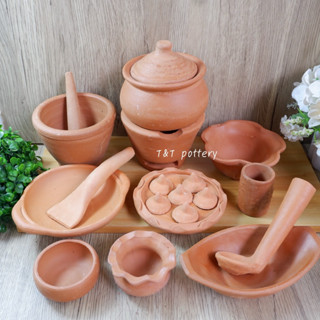 ครัวเด็กดินเผา ชุดใหม่สุดคุ้ม  ชุดของเล่นเด็กดินเผา ชุดใหม่ …