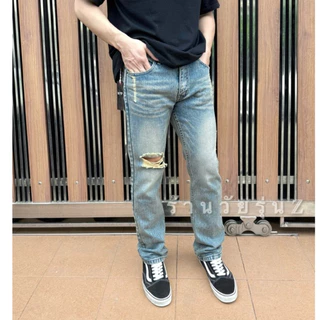 กางเกงยีนส์กระบอกเล็กผ้าฟอกนิ่ม(MicroJeans)